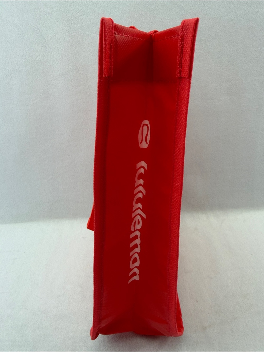 Lululemon Red 'Made To Feel' Reusable Small Tote 12"X9"X5" - Picture 4 of 6